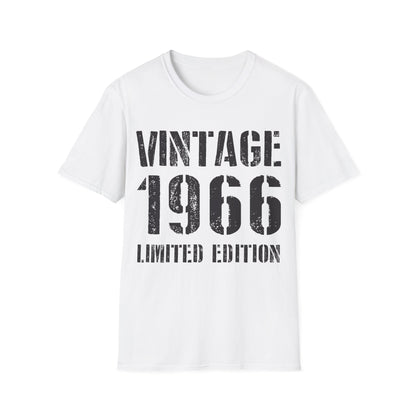 Funny Vintage 1966 60th Birthday Gifts 60 Year Old T-Shirt For Men Women
