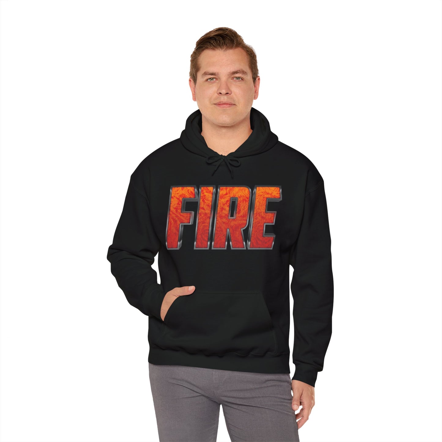 Funny FIRE Couple Matching Halloween Party Costume Hoodie Men Women