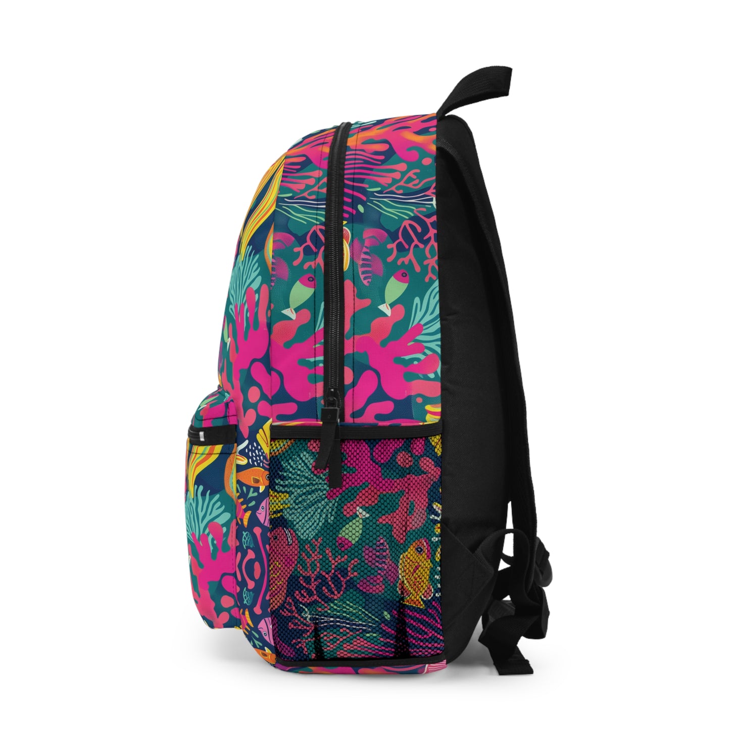 Underwater World Vibrant Pattern Backpacks For Men Women Kids School Travel, Capacity School Backpacks