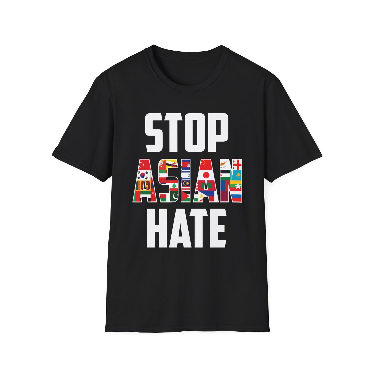 Stop Asian Hate Proud Asian American Justice Anti-Racism Equality T-Shirt