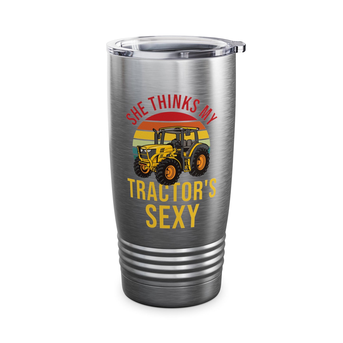 Funny She Thinks My Tractors Sexy Farming Farmer Farm Tumbler