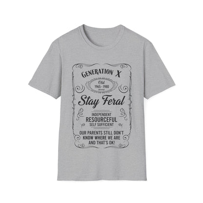 Generation X Stay Feral T-Shirt