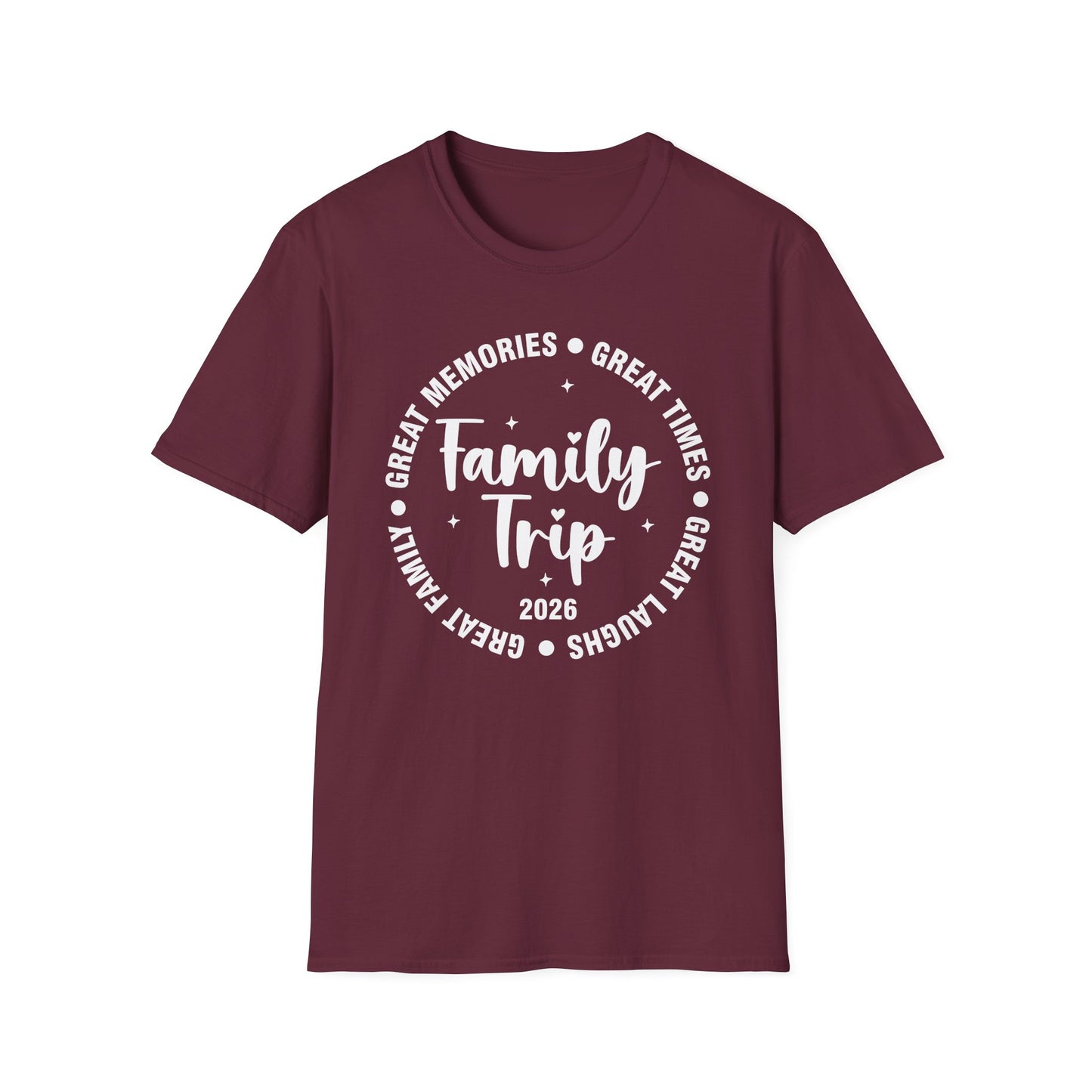 Family Trip Vacation 2026 Matching Summer Group T-Shirt For Men Women