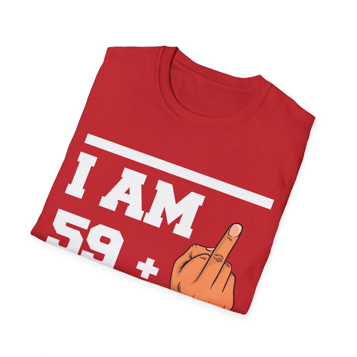 Funny 60th Birthday Sarcastic Gift 59+1 59 Plus 1 T-Shirt