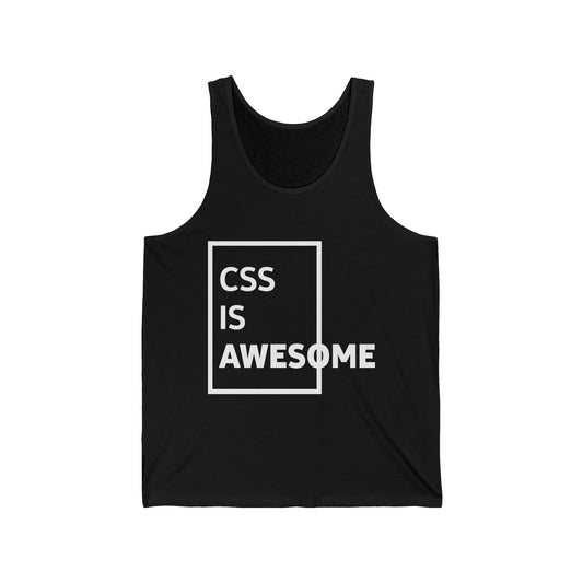 CSS Is Awesome Programmer Web Front End Developer Tank Tops