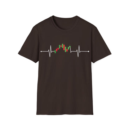 Stock Investor Heartbeat Stocks Traders Gift T-Shirt Men Women