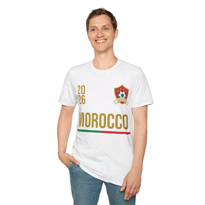 Moroco Soccer Tee Flag Football Shirt Gift USA 2026 T-Shirt