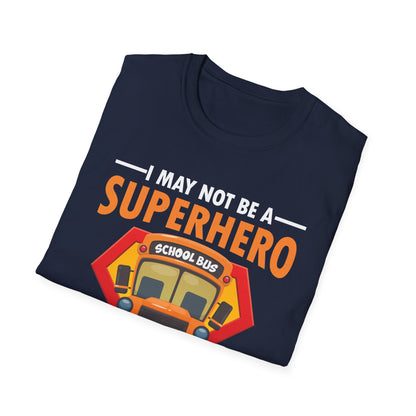 Superhero School Bus Driver Shirt Funny Bus Driver T-Shirt