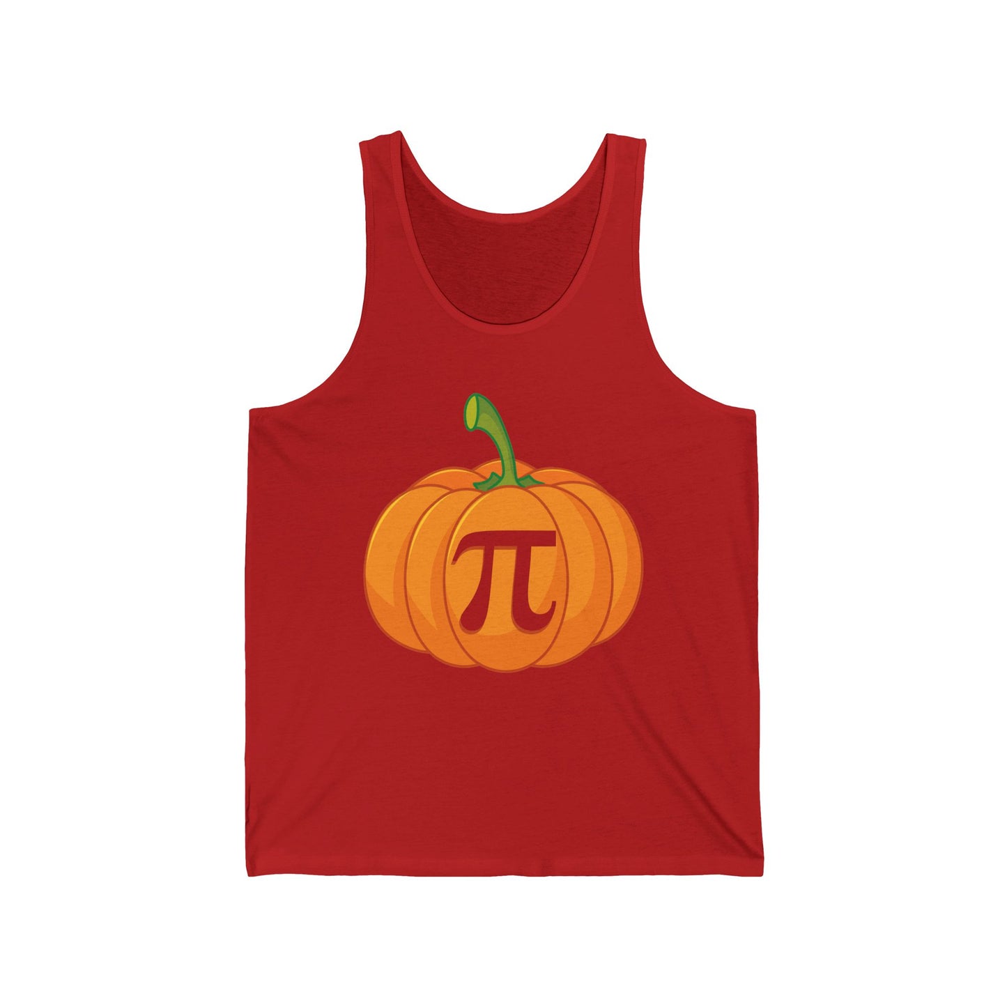 Funny Math Geeks Math's Pumpkin Pie Pi Halloween Christmas Tank Top Men Women Kids