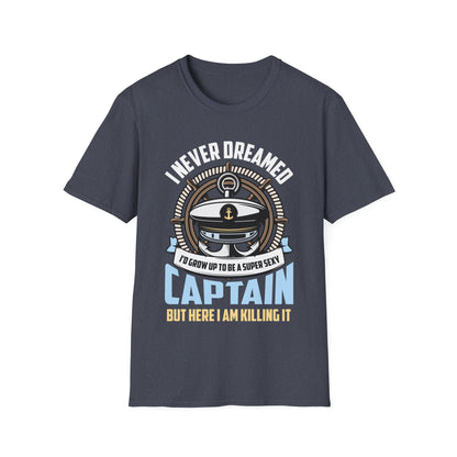 Funny Boat Captain Boating Funny Boat Lover shirt For Men T-Shirt