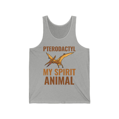 Funny Pterodactyl Is My Spirit Animal Dinosaur Gift Tank Top For Men Women