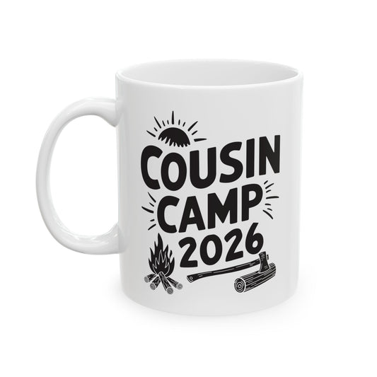 Cousin Camp 2026 Summer Vacation Trip Matching Family Coffee Mug For Men Women