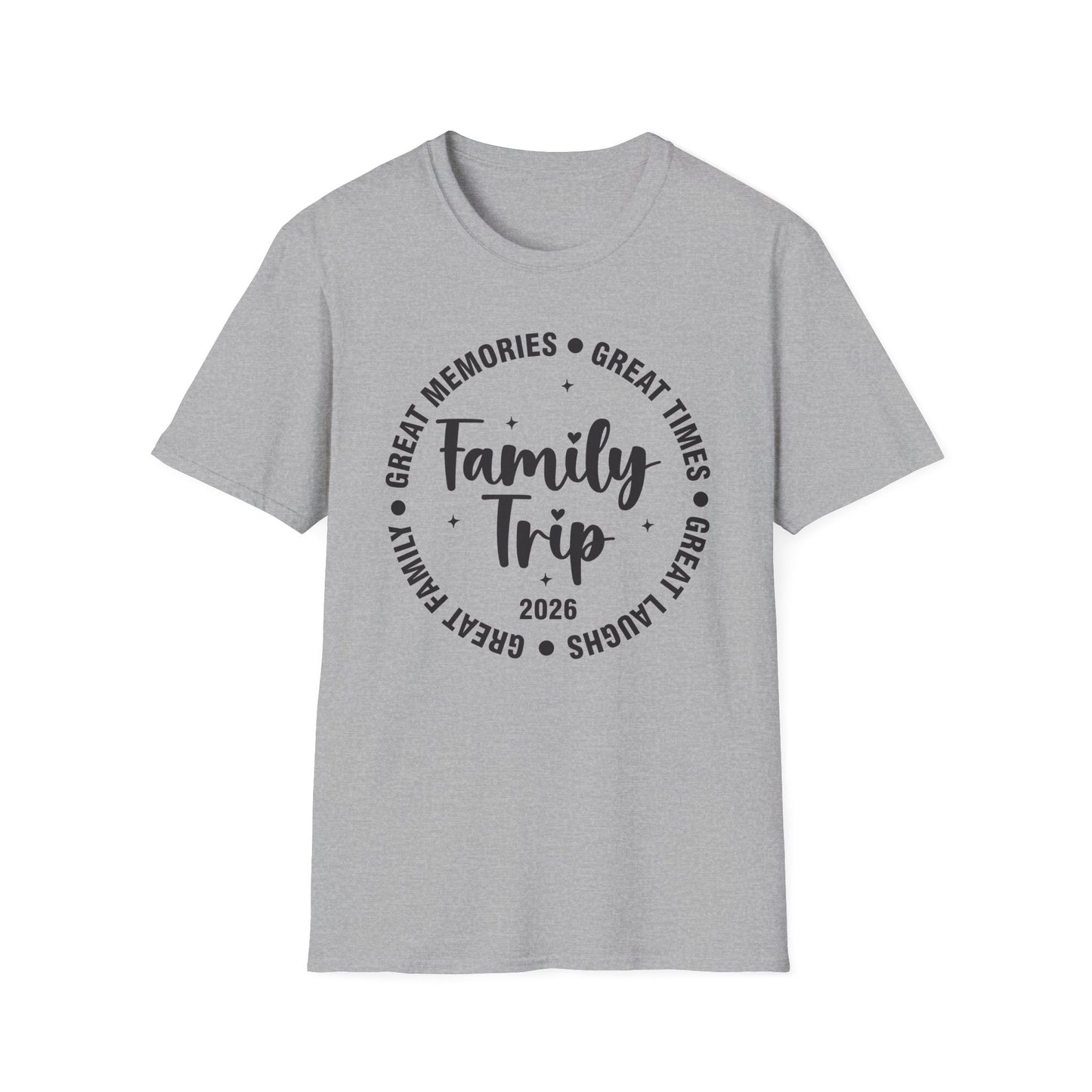 Family Trip Vacation 2026 Matching Summer Group T-Shirt For Men Women