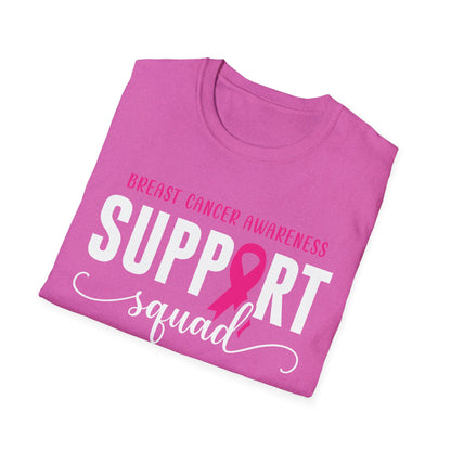 Breast Cancer Shirts Support Squad Tee Breast Cancer Awareness T-Shirt For Men Women