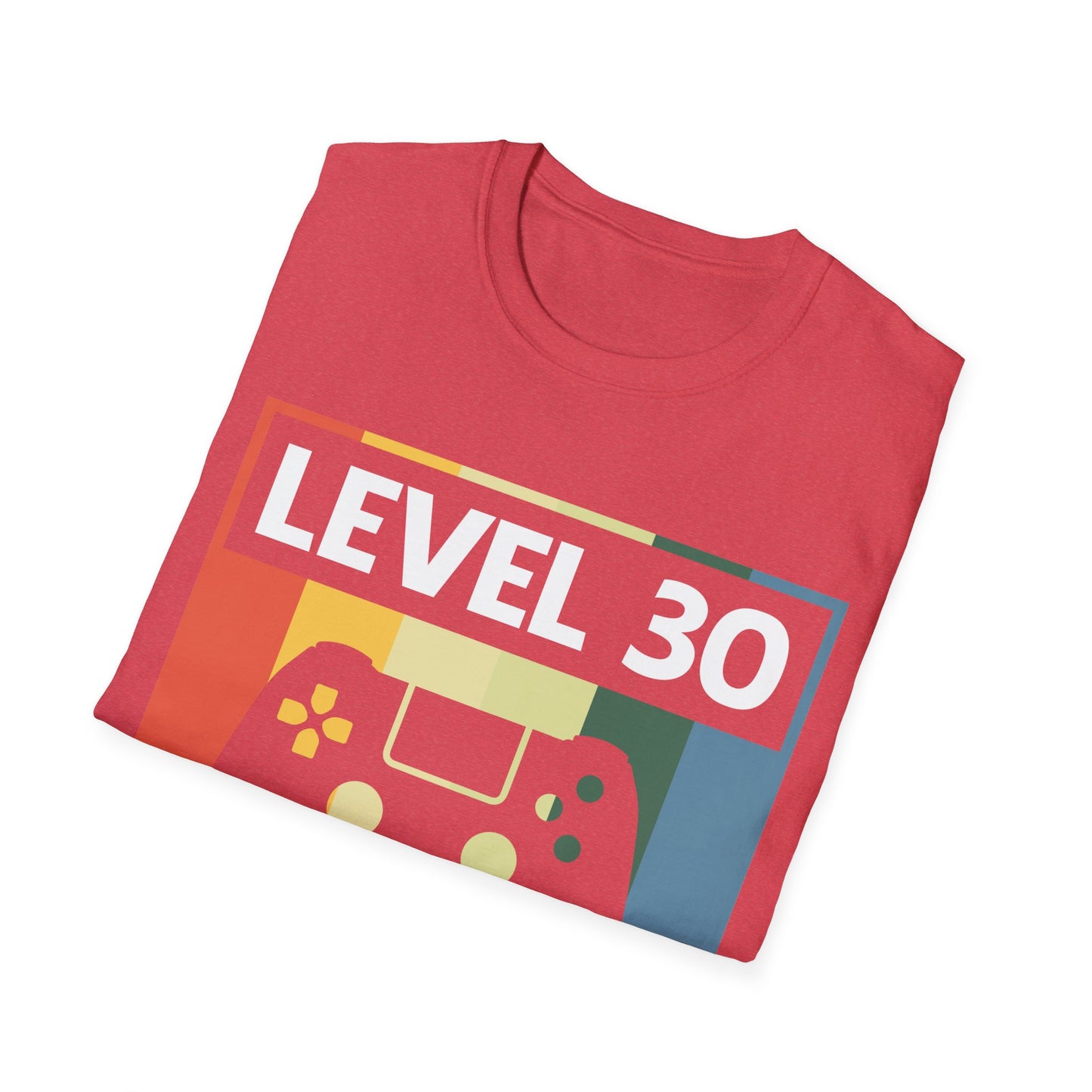 Funny Level 30 Unlocked Video Gamer Gaming 30th Birthday T-Shirt for Men Women