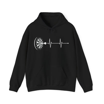 Cute Dart Heartbeat Dart Player Men Women Dart Board Lovers Hoodie