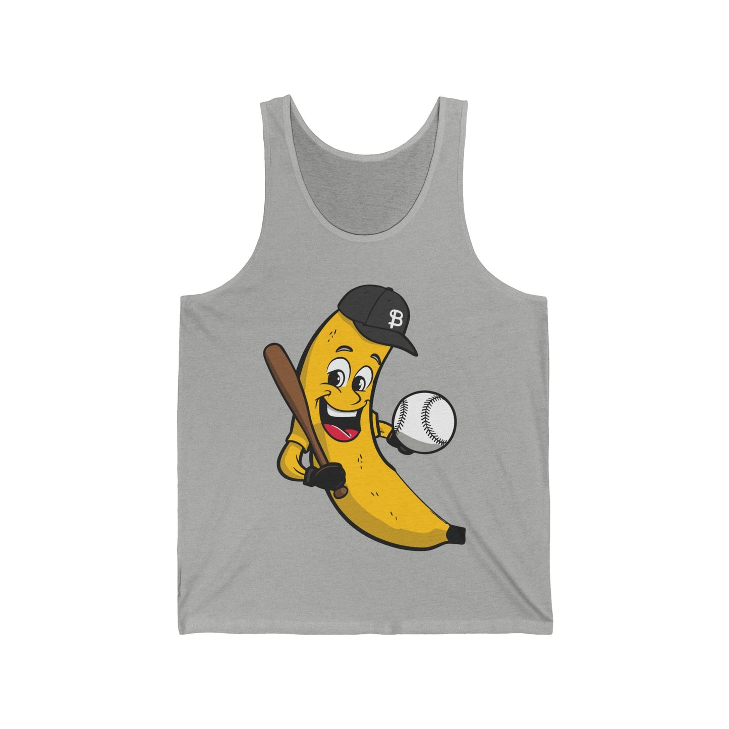 Funny Banana Playing Baseball Fruit Lover Baseball Player Tank Top For Men Women Tank Top