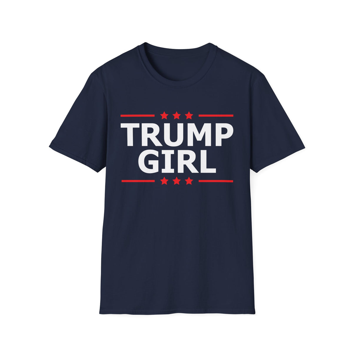 Cute Trump Girl Republican US Flag 2024 Vintage Vote T-Shirt