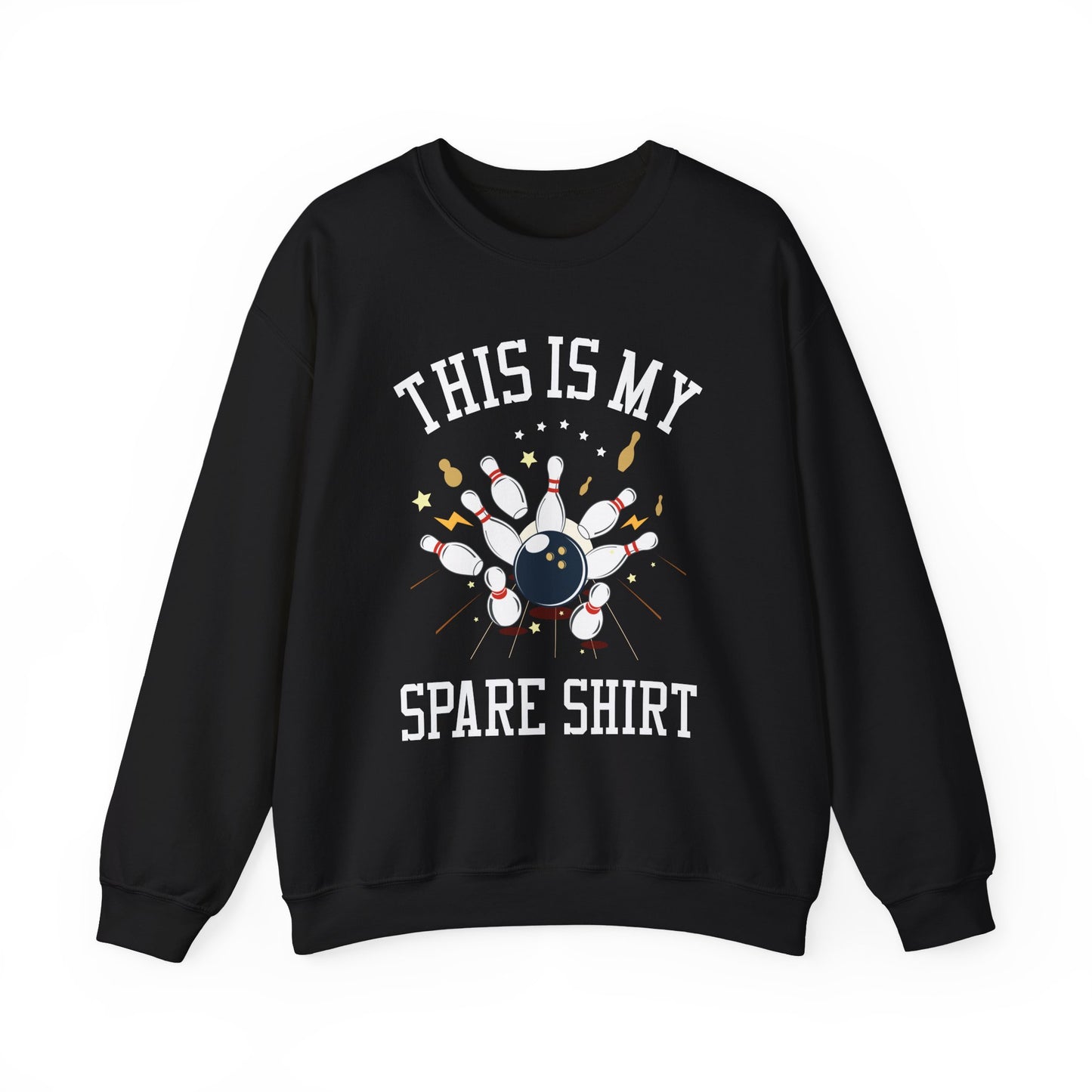 Funny Bowling Bowler Retro This Is My Spare Bowler Sweatshirt Men Women