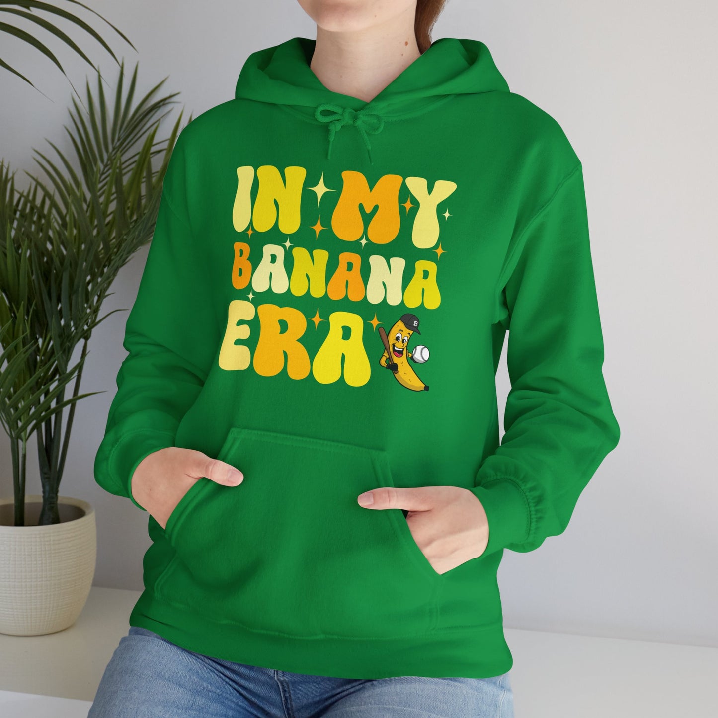 Funny In My Bananas Era Fruit Lover Baseball Player Hoodie For Men Women Hoodie