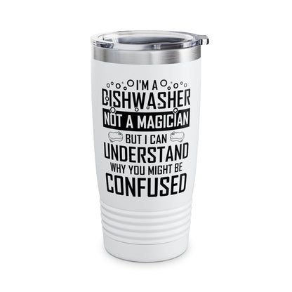 Funny Dishwashing Gift Dishwasher Magician Tumbler Men Women