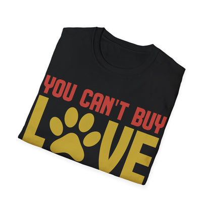 Animal Lover Gift You Cant Buy Love But You Can Rescue It Pet Adoption T. shirt