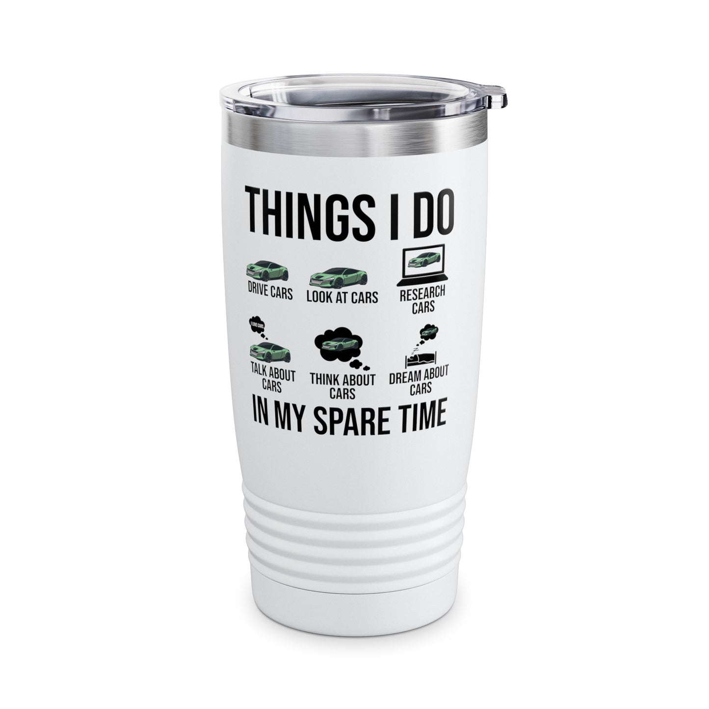 Things I Do In My Spare Time Funny Car Enthusiast Car Lover Tumbler Men Women