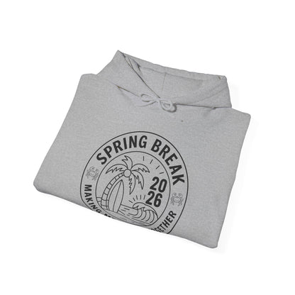 Spring Break Squad Crew Vintage 2026 Beach Palm Funny Family Trip Hoodie For Men Women