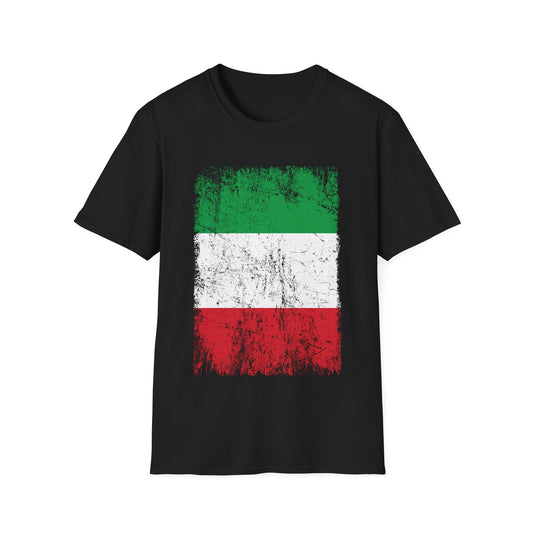 Italia Italy Flag Football Soccer Forza Azzurri  T-Shirt For Men Women