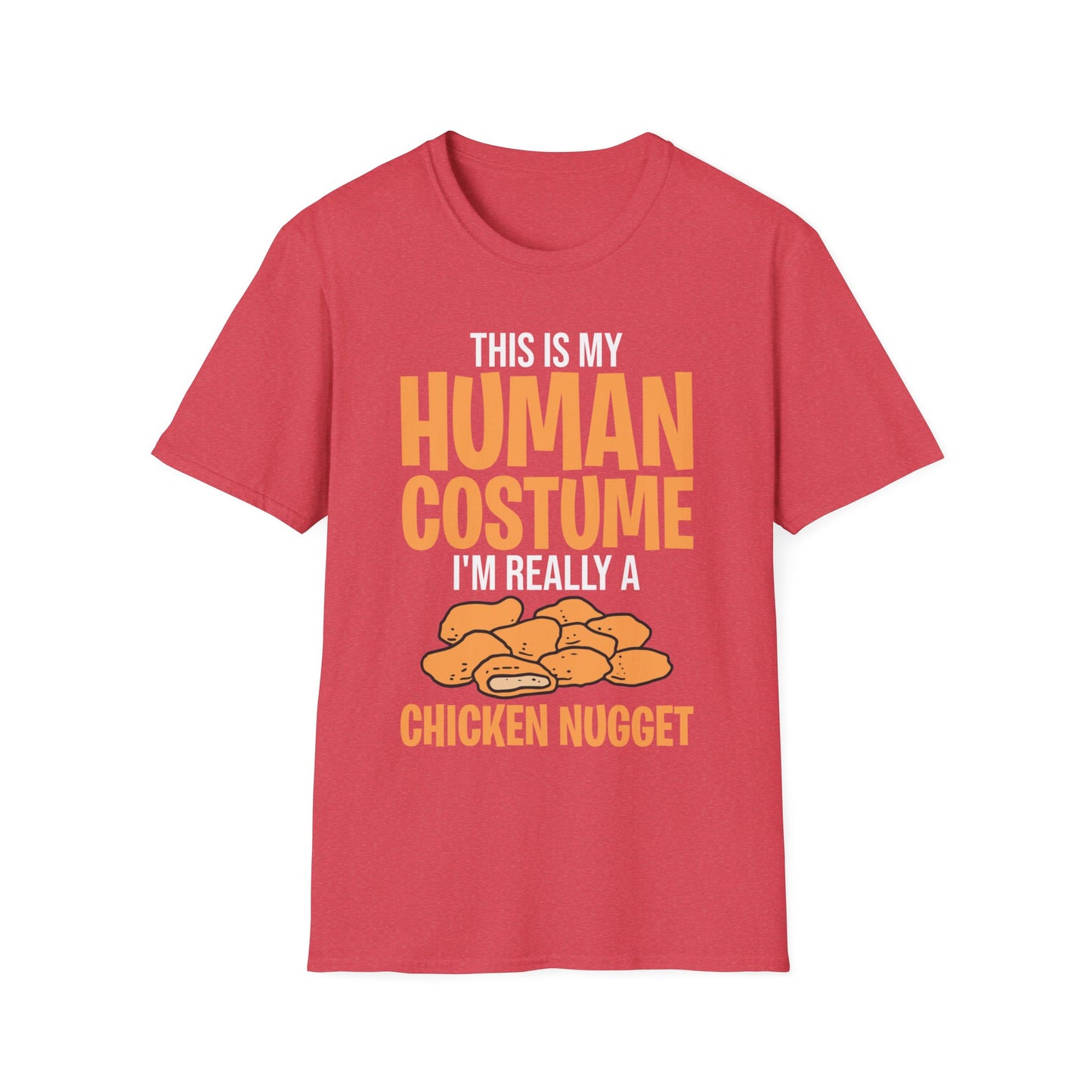 Funny Nugget Lover Human Costume Funny Chicken Nugget T-Shirt Men Women