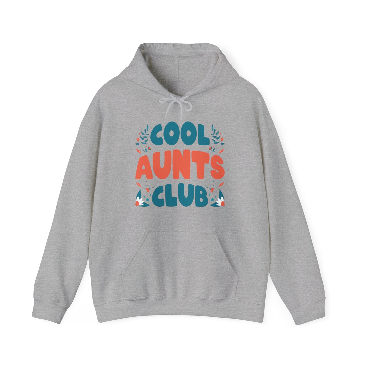 Cool Aunts Club Groovy Retro Smile Aunt Auntie Funny Mother's Day Hoodie