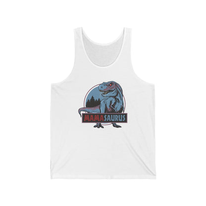 Mamasaurus Funny T-Rex Dinosaur Mama Saurus Family Matching Mothers Day Tank Tops