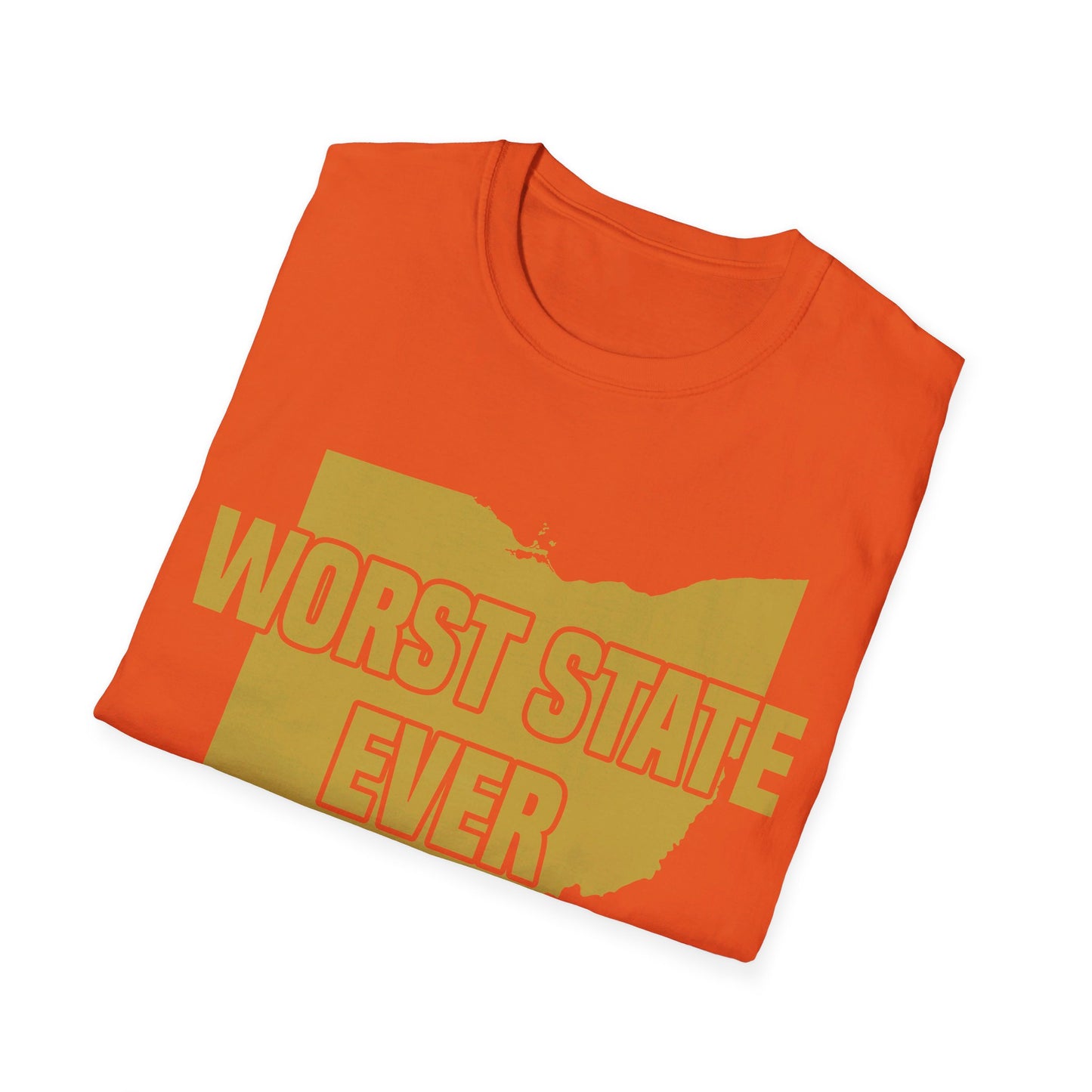 Worst State Ever Ohio Sucks Michigan Sports Fan T-Shirt Men Women