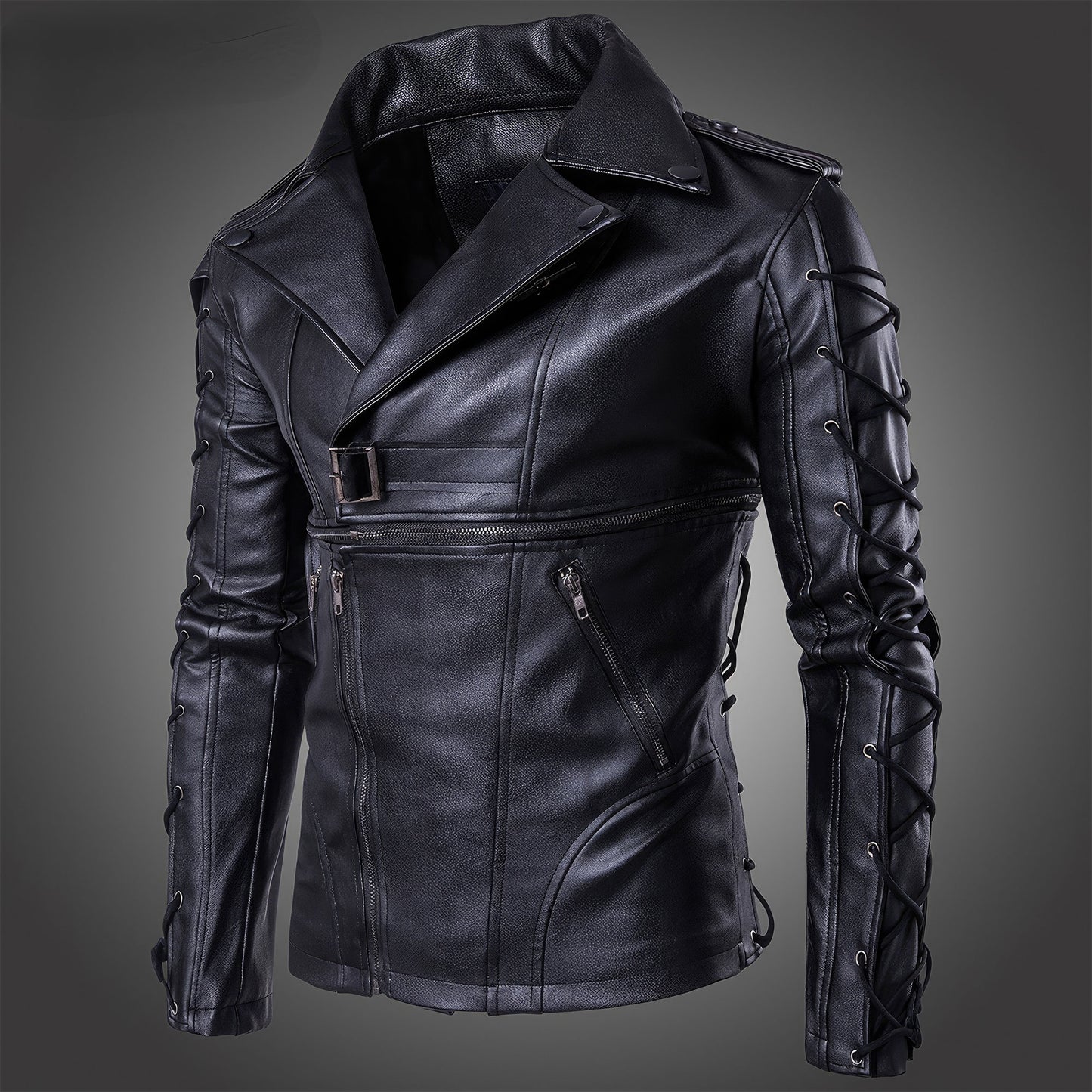 Men's Motorcycle Leather Jacket Decadent Coat Mens Leather Coats Genuine Leather Jacket
