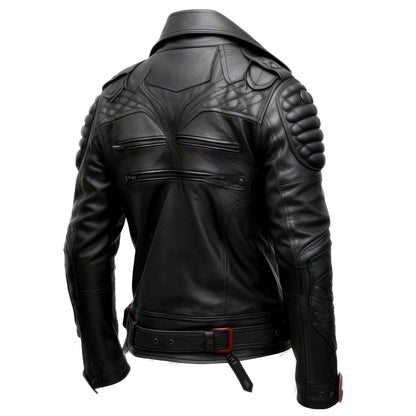 Mens Classic Aviation Genuine Leather Jacket with Military Lapel Vintage Pilot Leather Jackets