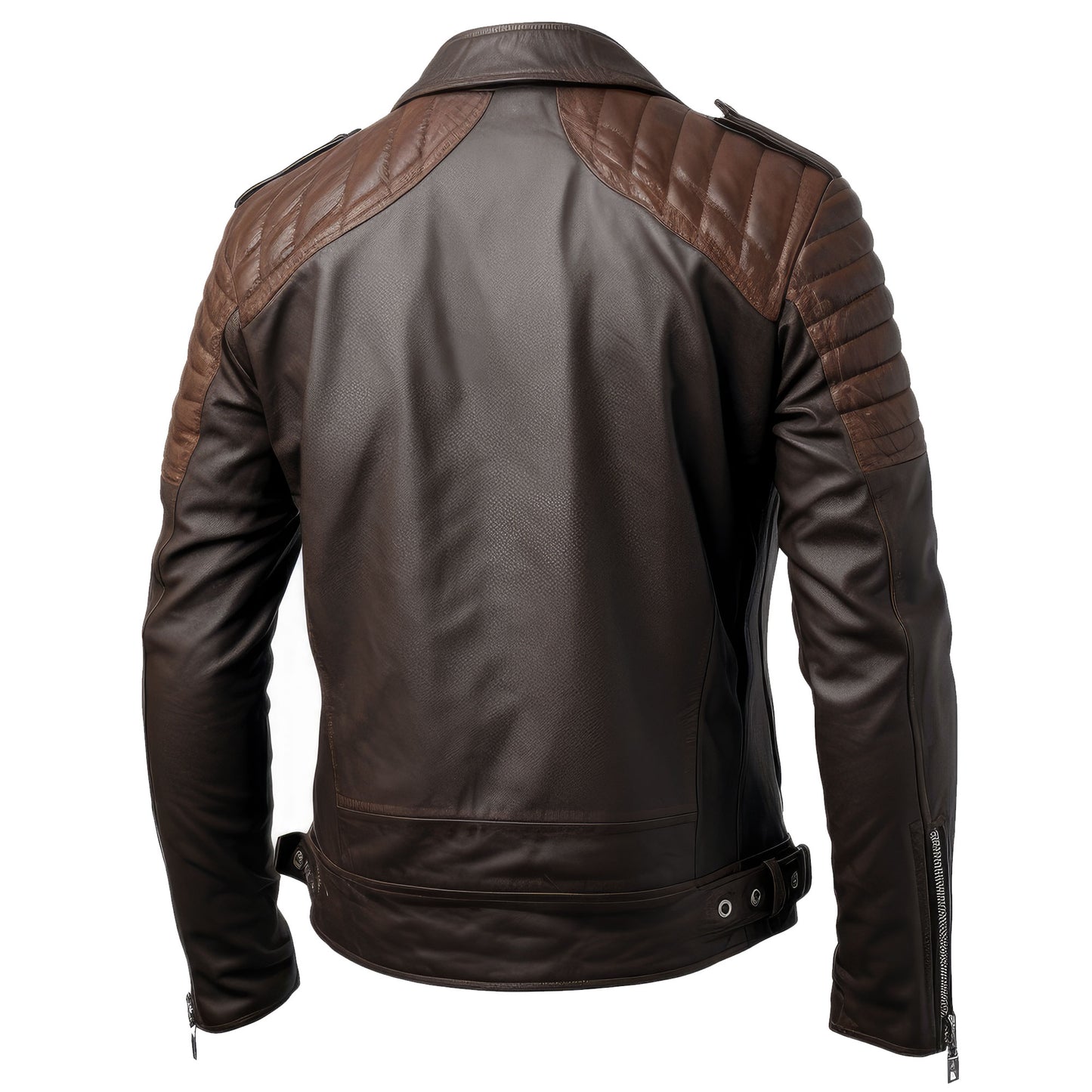 Mens Leather Jacket Lepal Blazer Punk Moto Motorcycle Biker Zipper Genuine Leather Jackets