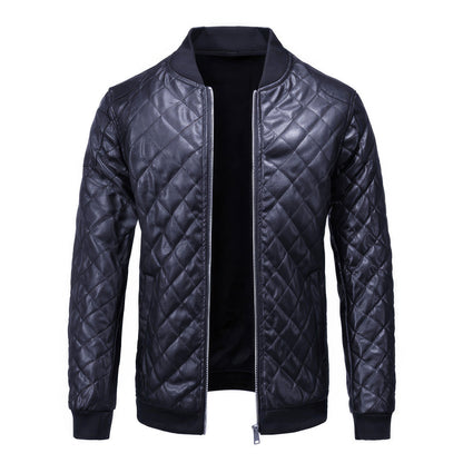 Mens Streetwear Hip Hop Motorcycle Leather Coats Casual Warm Genuine Leather Jackets