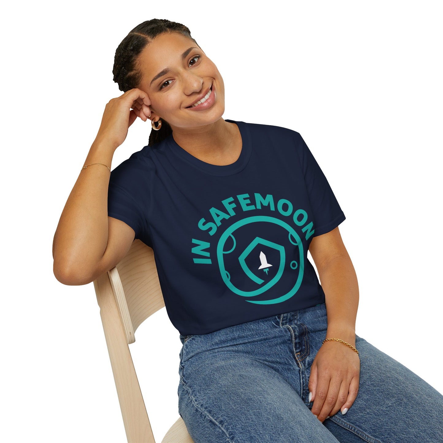 In Safemoon We Trust Blockchain Cryptocurrency Crypto  Men Women T-Shirt