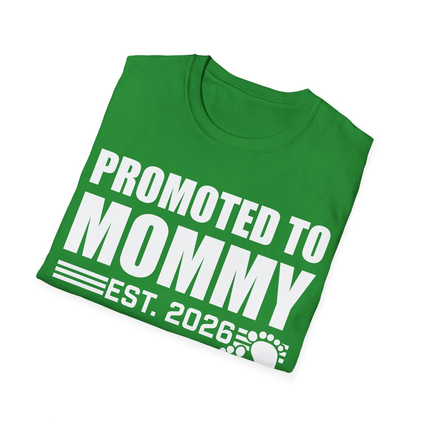 Promoted To Mommy 2026 Pregnancy Announcement Mothers Day Mom To Be T-shirt