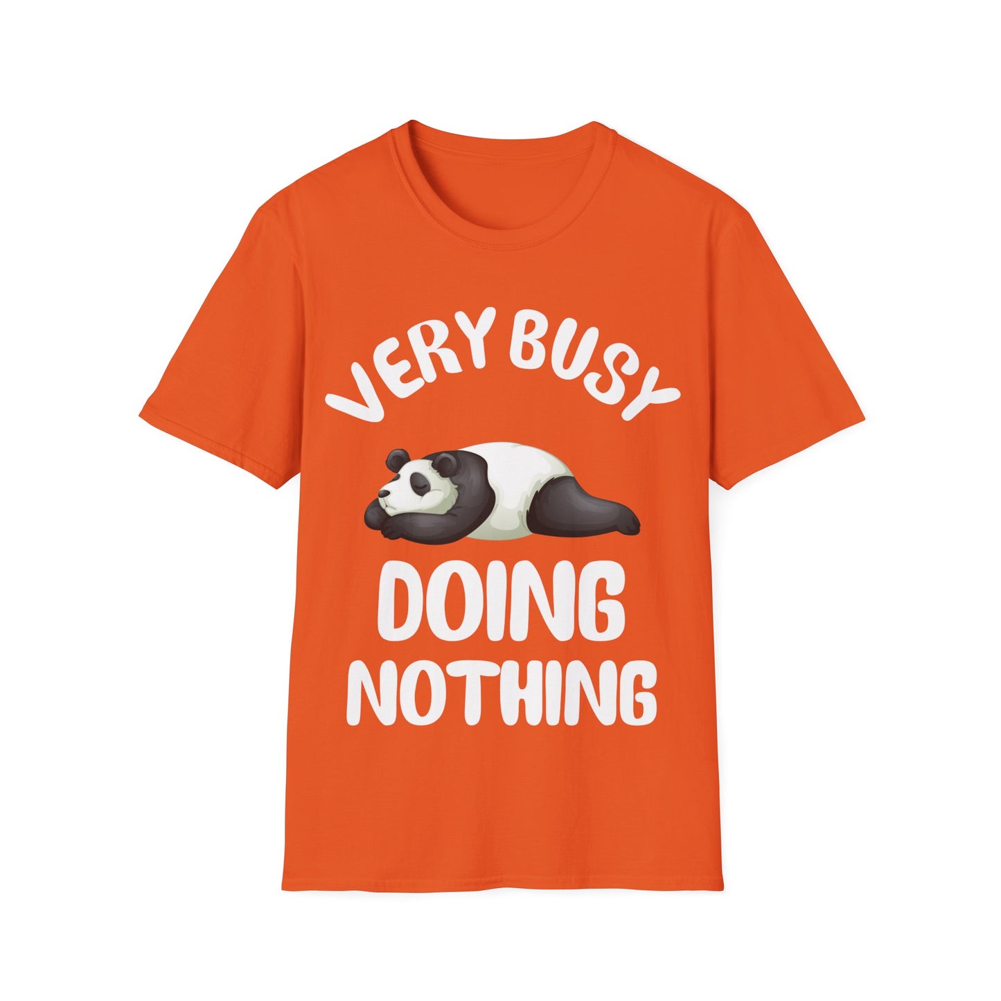 Funny Very Busy Doing Nothing Lazy T-Shirt Novelty Gift Men Women