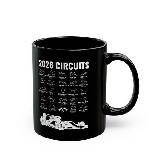 2026 Schedule Formula Racing Formula Car Retro Vintage Coffee Mug For Men Women