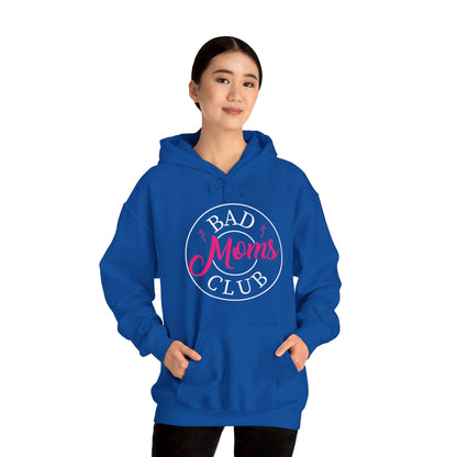 Funny Bad Moms Clubs New Mom Mother Hustler Sarcastic Woman Gift Hoodie