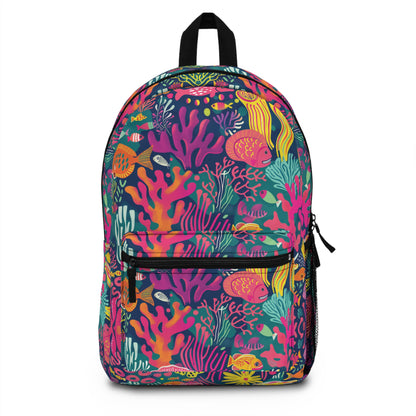 Underwater World Vibrant Pattern Backpacks For Men Women Kids School Travel, Capacity School Backpacks