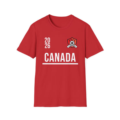 Canada Soccer Tee Flag Football Shirt Gift 2026 T-Shirt