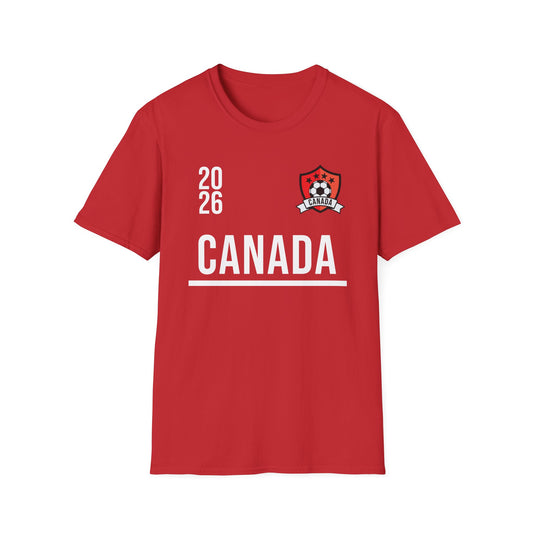 Canada Soccer Tee Flag Football Shirt Gift 2026 T-Shirt