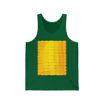 Funny Corn Halloween Costume Foodie Farmer Men Women Kids Halloween Tank Top