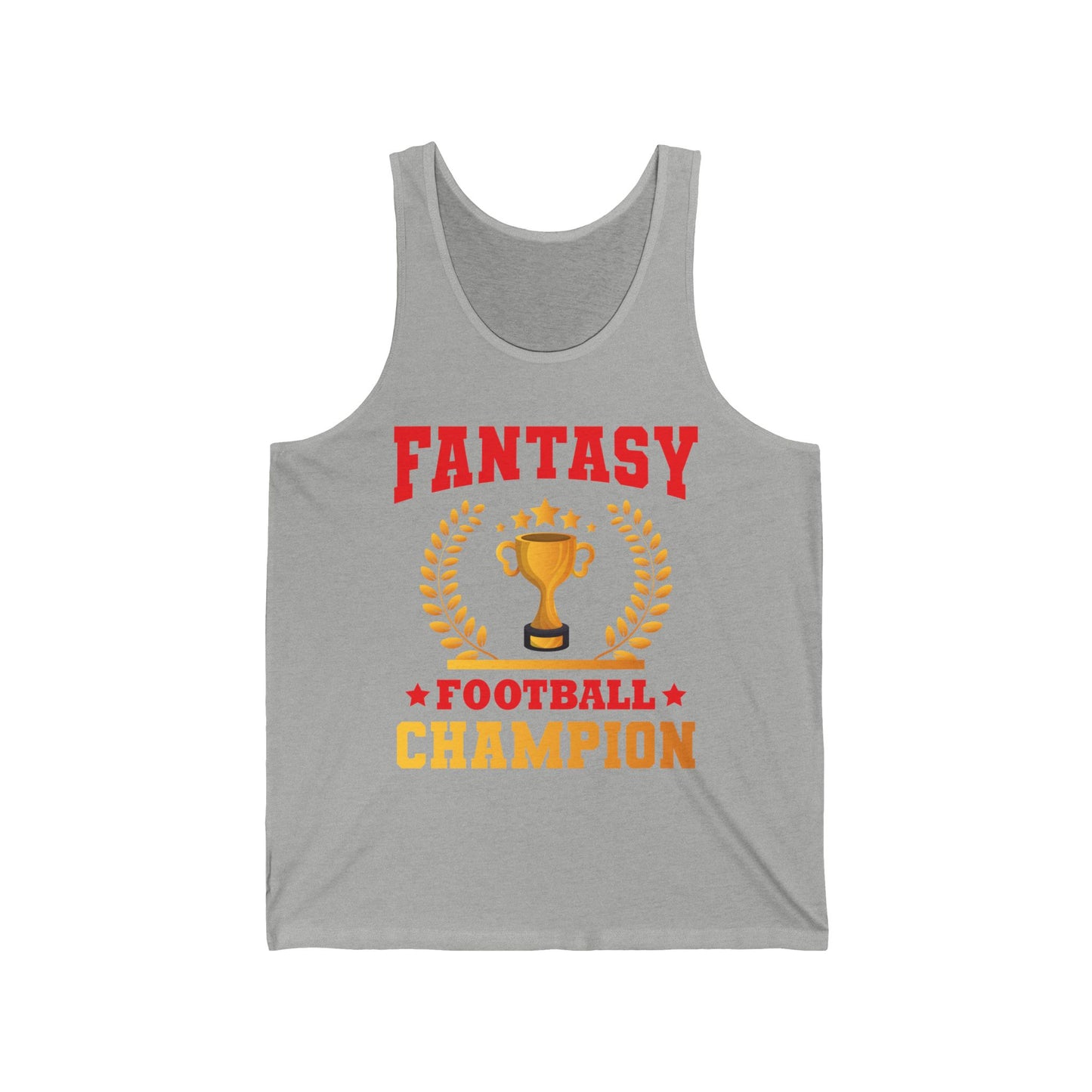 Funny Fantasy Football League Champion Footballer Tank Tops For Men Women