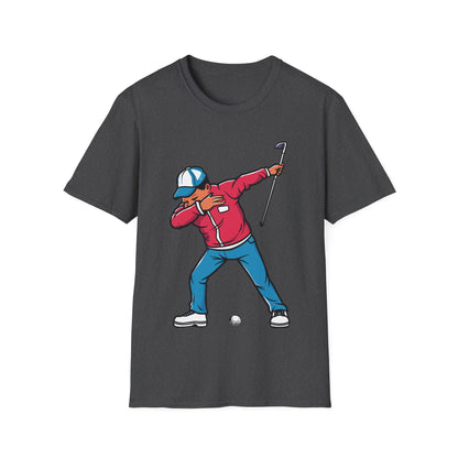 Funny Dabbing Golf Player Golfer Golfing Funny Boys Men Dab Dance T-Shirt For Men Women T-Shirt