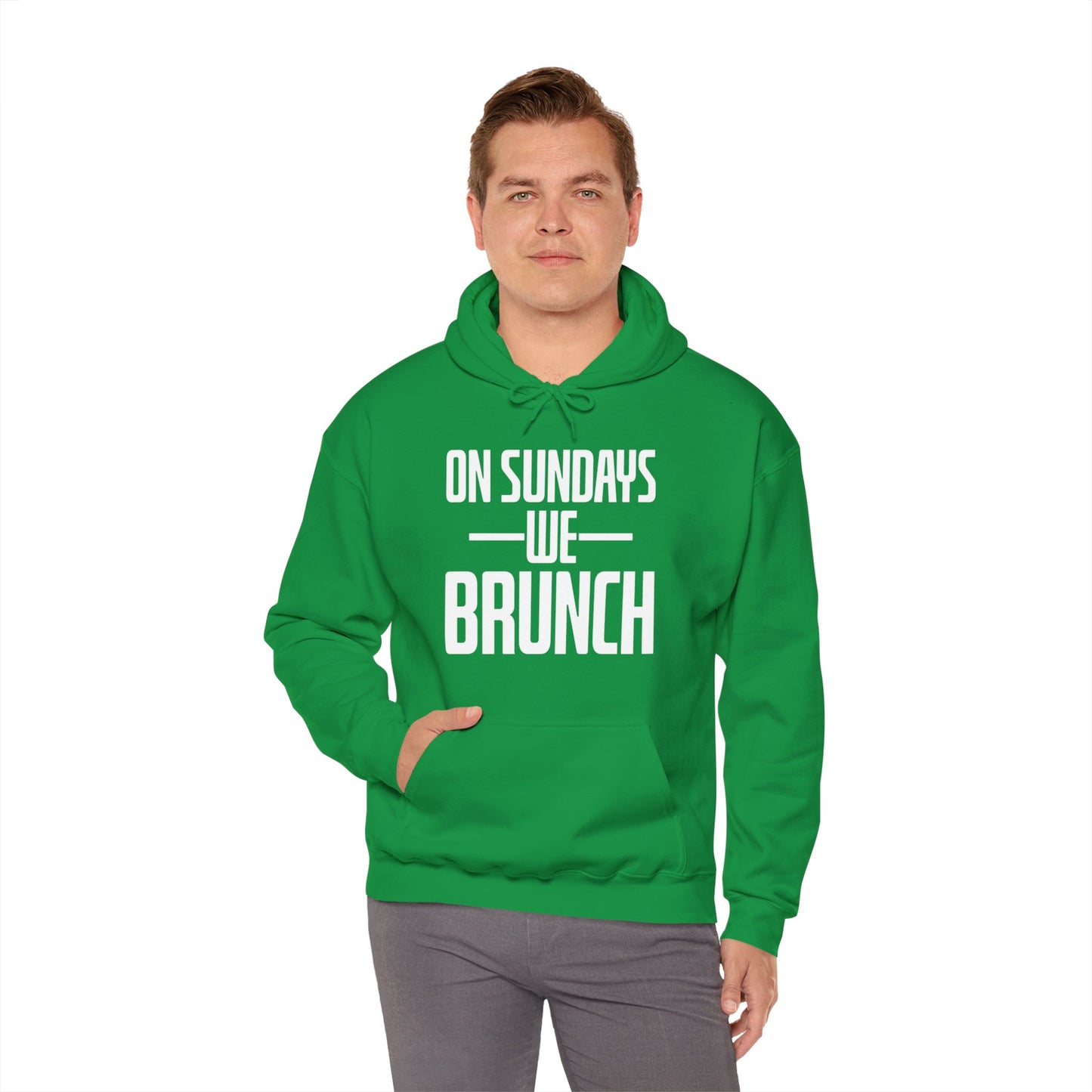 On Sundays We Brunch Friend Gift Sunday Weekend Hoodie  Men Women