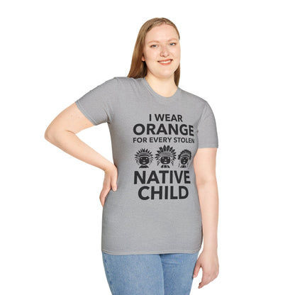 I Wear Orange for Every American Native Child Indian Pride T-Shirt for Men Women
